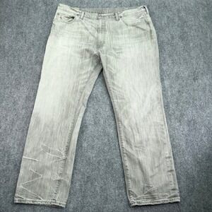 Polo Ralph Lauren Jeans Mens 42Bx32 (Fits 42x30) Hampton Straight Ash Grey Wash